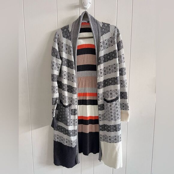 Zaket & Plover Cotton Cashmere Blend Open Fron Cardigan - Picture 1 of 7